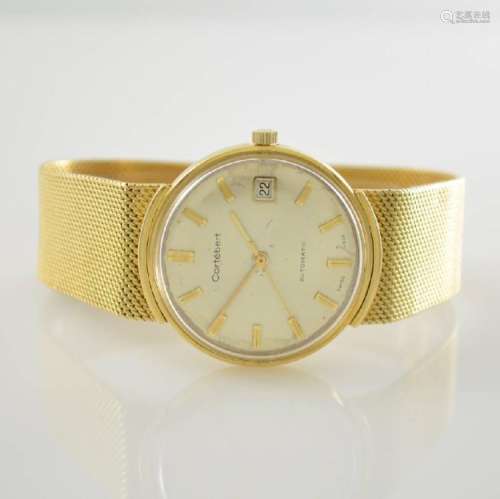 CORTEBERT 18k yellow gold gents wristwatch