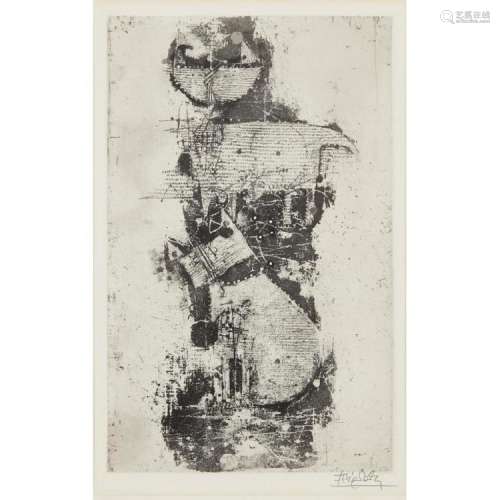 [§] JOHNNY FRIEDLAENDER (GERMAN 1912-1992) CHÈVRE, 1963 31.5cm x 20cm (12.5in x 8in)