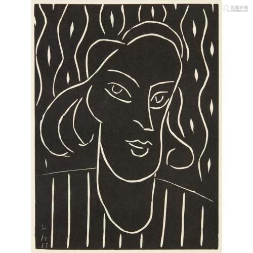 [§] HENRI MATISSE (FRENCH 1869-1954) TEENY, 1938 30cm x 23cm (12in x 9in)