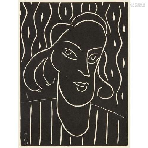 [§] HENRI MATISSE (FRENCH 1869-1954) TEENY, 1938 30cm x 23cm (12in x 9in)