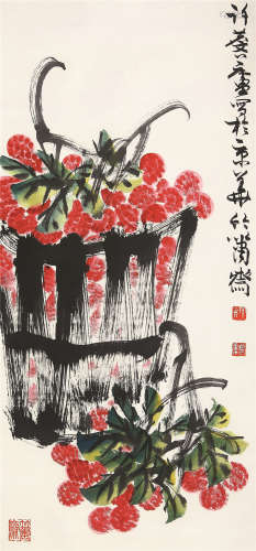 许麟庐（1916～2011） 大利图 镜片 设色纸本