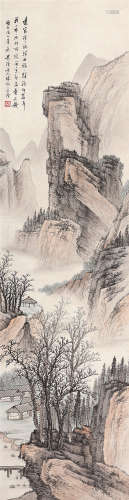 林纾（1852～1924） 山水 立轴 设色纸本