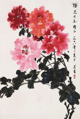 宗其香（1917～1999） 花开富贵 镜心 设色纸本