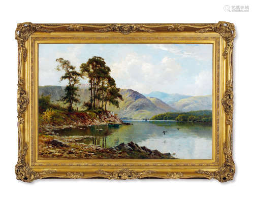 阿尔弗雷德·迪·贝昂斯基（1877-1957） 德文特湖风景 布面油画