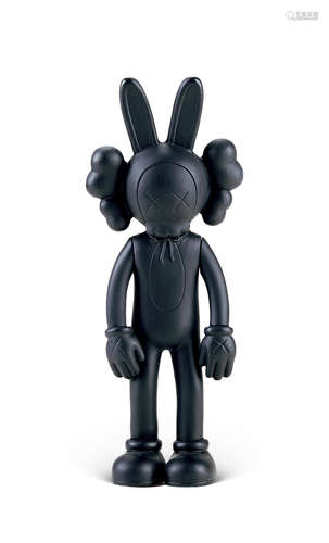 KAWS 2002年作 Accomplice（黑） 彩绘乙烯基塑料