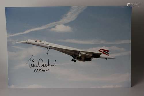 Concord Pilot Tim Orchard Signed,  Attribution