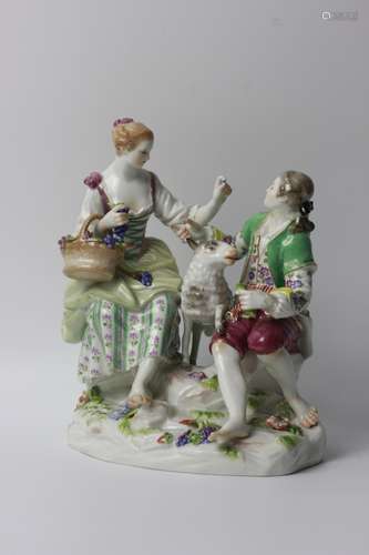 Meissen Figural Grouping