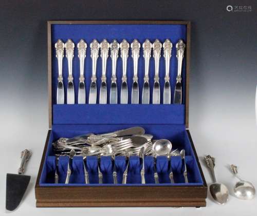 78-piece Sterling Silver (grand Baroque) Cutlery