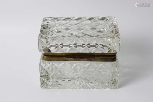 Cut Glass Casket