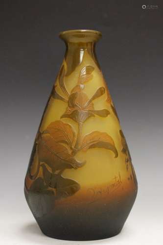 D'argental  Art Nouveau Vase