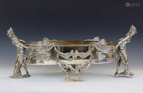 Rare French Silver Art Nouveau Centerpiece