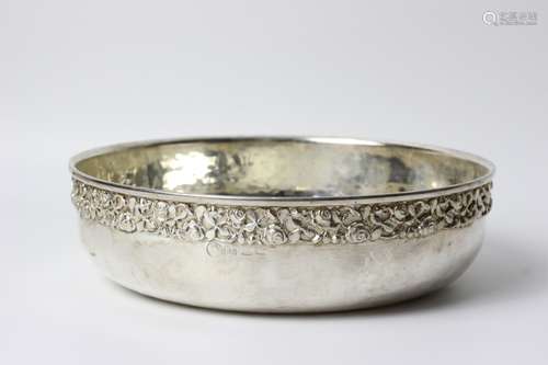 800 Silver Hand Hammered Italian Bowl