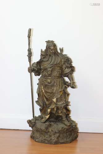 Chinese Bronze Guan Gong