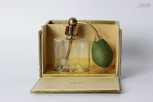 Coty Art Deco Perfume Atomizer In Orig. Box