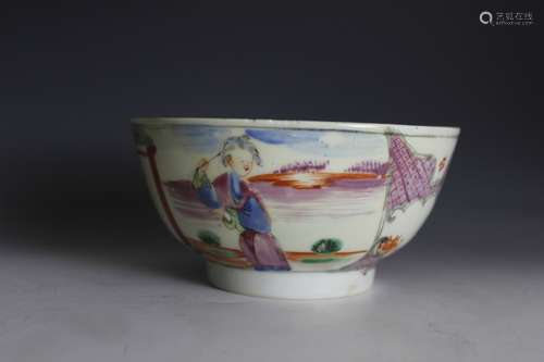 19th. C Chinese Export Famille Rose Bowl