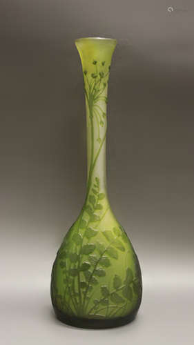 Galle Green Vase