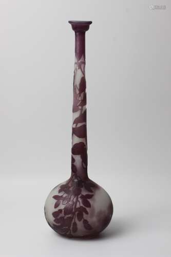 Galle Tall Purple Flower Vase