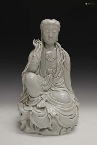 Chinese White Porcelain Figure