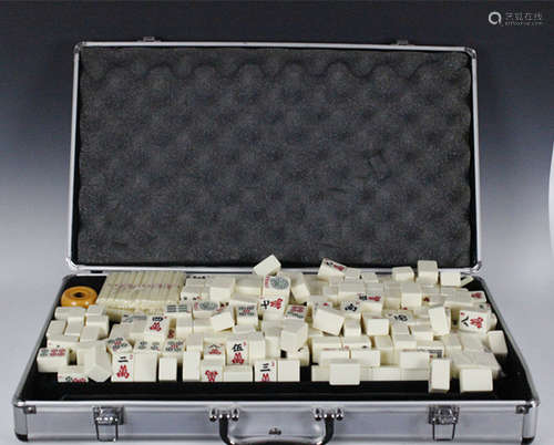 Chinese Mahjong Set In Original Case