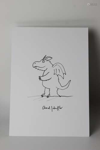 Axel Scheffler Dragon Drawing,  Attribution