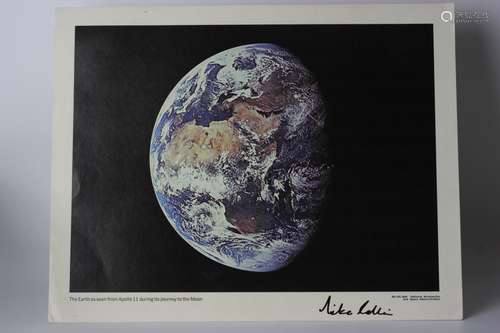 Apollo 11 Signed Michael Collins,  Attribution