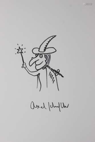 Axel Scheffler Witch Drawing,  Attribution