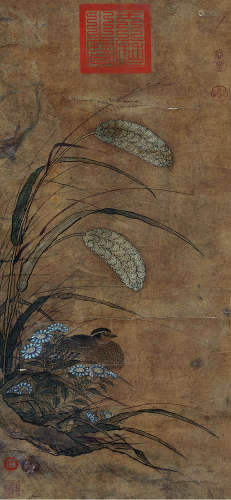 佚名 古代 花鸟 纸本立轴