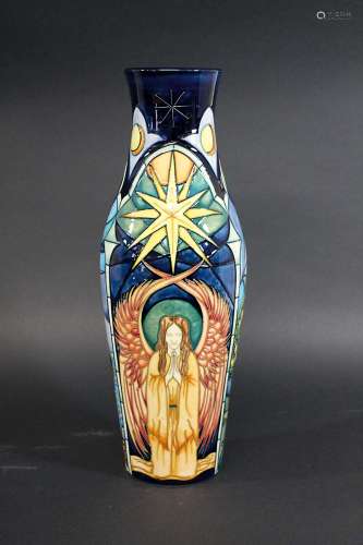 MOORCROFT VASE - CATHEDRAL a boxed Moorcroft limited edition vase in the Cathedral design.