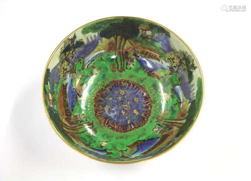 WEDGWOOD FAIRYLAND LUSTRE BOWL pattern no Z4968, and designed by Daisy Makeig-Jones for Wedgwood
