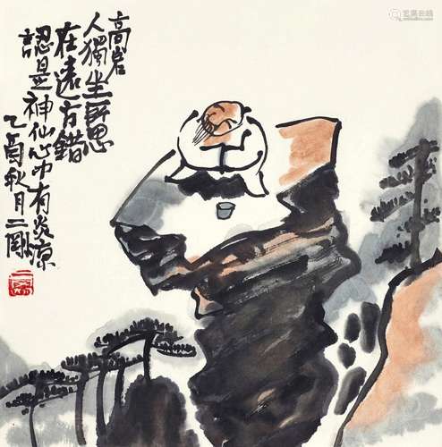 刘二刚（b.1947） 人物 镜心 设色纸本