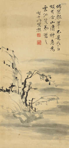 曾熙（1861～1930） 山居图 镜心 水墨纸本