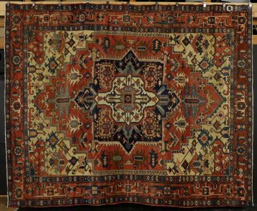 19th C. Persian Serapi Rug