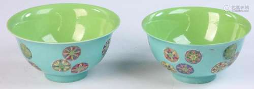 Pair of Chinese Republic Period Bowls