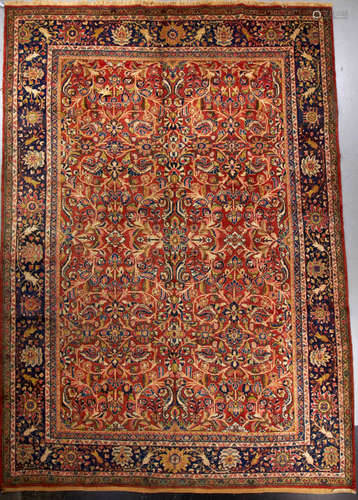 Fine Antique Mahal Rug