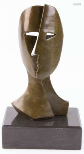 In Manner of Picasso, Man and Woman, Bronze