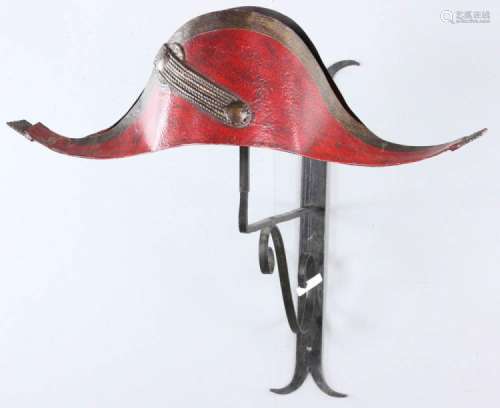French Printed Tin Hat Sign