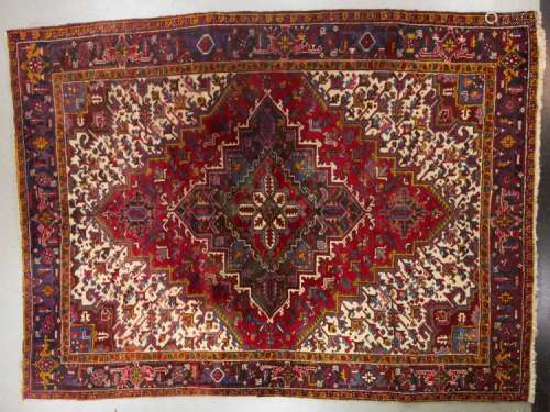 Semi-antique Persian Heriz Rug
