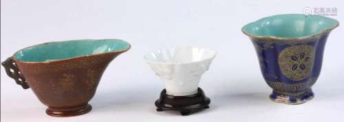 18th/19th C. Chinese Porcelain Libation Cups