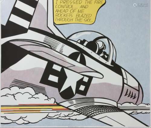Roy Lichtenstein, "Whaam!", Diptych Lithos