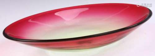 Italian Mid-Century Blown Glass Bowl