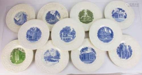 Set of (13) Wedgwood Smith College Plates