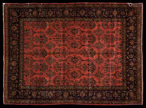 Antique Persian Keshan Rug