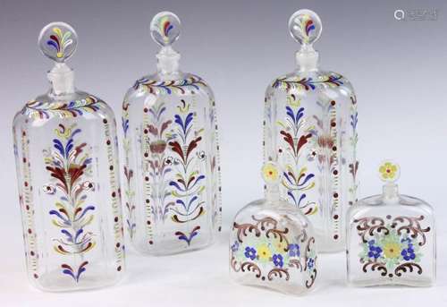 Five Salir Buccellati Decanters