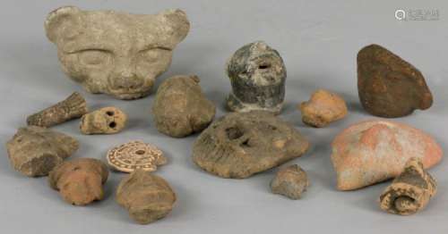 Collection of Pre Columbian Pottery Pieces