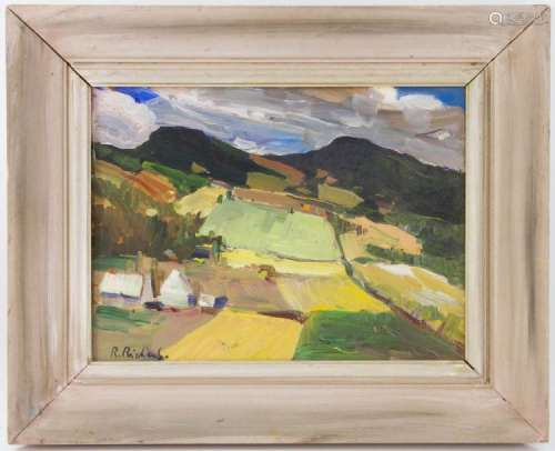 Rene Richard, Landscape, Oil on Board