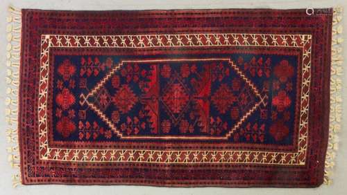 Semi-antique Persian Baluch Rug