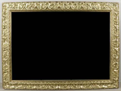 Continental Style Carved Giltwood Mirror
