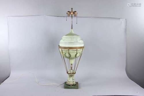 Early 20th C. Folk Art Lamp