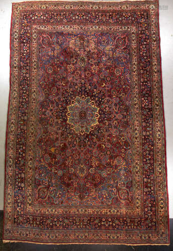Antique Persian Meshad Rug