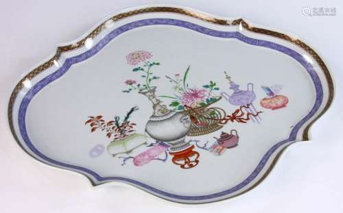 Mottahedeh Tray Tea Garden Motif